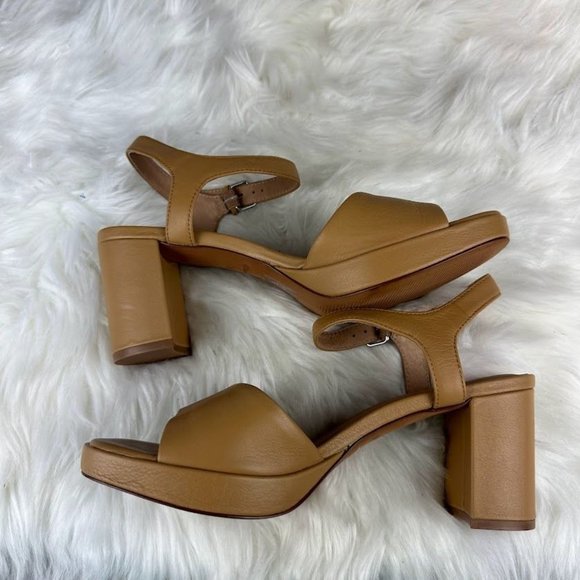 Madewell The Nadia Platform Sandal in Brown Tan - Picture 7 of 9